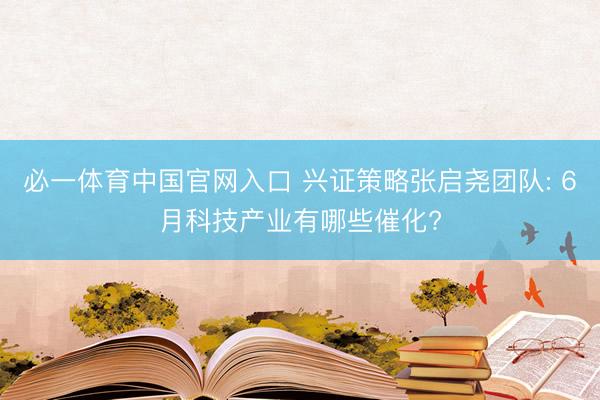 必一体育中国官网入口 兴证策略张启尧团队: 6月科技产业有哪些催化?